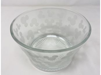 Mickey Mouse Glass Bowl