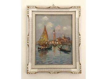 Vintage Impressionist Italian Scene Painting