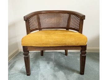 Vintage Regency Style Cane Back Armchair