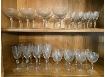 Etched Stemware Collection