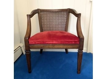 Regency Style Cane Back Armchair