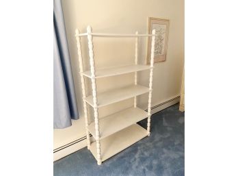 White Shelving Unit