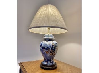 Asian Floral Table Lamp