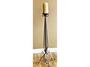 Decorative Wrought Iron Candle Stick