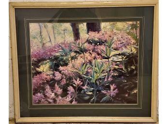 Decorative Custom Framed Floral Pring