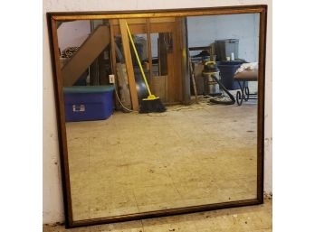 Large Wood Framed  Mirror