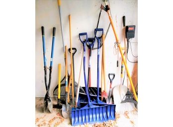 Large Group Of Tools, Including Fiskars Tree Saw