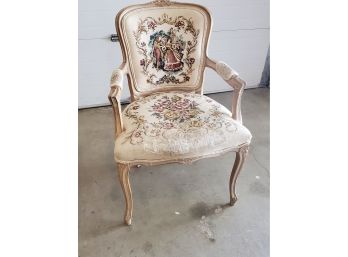 Vintage Embroidered Chair