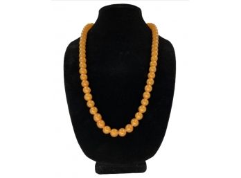 Citrine Beaded Single-Strand Layerable Necklace