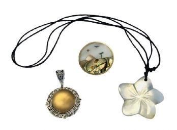 Shell & Abalone Jewelry, Including Sterling