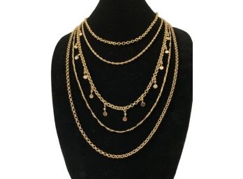 Napier Multi-Strand Statement Necklace