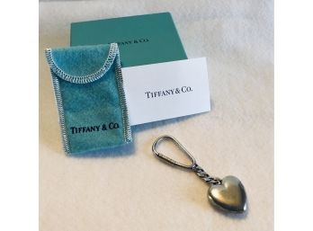 Tiffany Heart Keyring W Pouch & Box