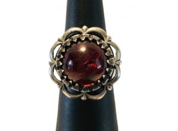 Bohemian Red Stone Ring