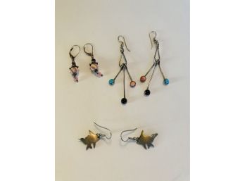 Three Pair Of Flirty Earrings