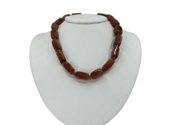 Vintage Amber Collar Necklace