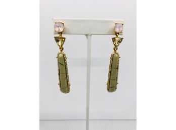 J. Crew Stone Drop Earrings