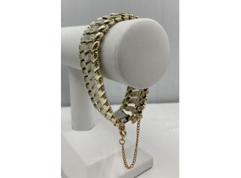 Gold & Silver Staggered 'Chunky' Link Bracelet