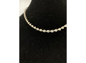 925 Sterling Silver Twist Rope Statement Chain Necklace