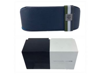 Pair Of Michael Kors Jewelry Boxes & Penguin Sunglass Case