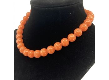 Signed / Marked Bead Collar Necklace