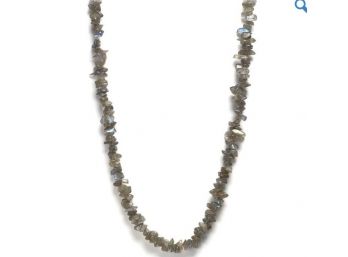 Labradorite Boho Jewelry  Infinity Chip Necklace