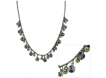 Lia Sophia Silver & Gold Necklace