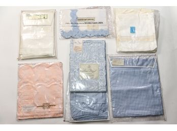 NEW! Assortment Of Egyptian Cotton Pillowcases And Shams