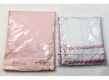 New! Italian Made Egyptian Cotton Cottimaryanne Queen Sheet Set And Schweitzer Linen 'Sienna' Duvet Cover