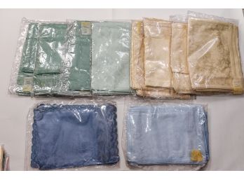 NEW! Schweitzer Linen Egyptian Cotton Assortment Of Napkins And Placemats