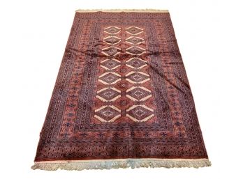 Hand Knotted Persian Silk Rug