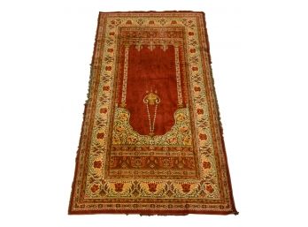 Antique Tapestry Prayer Rug