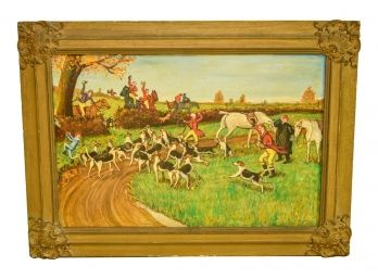 Signed W. Mullins Litho Framed Painting