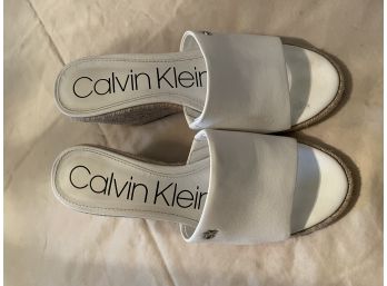 Calvin Klein Women's Britta Wedge Sandals Size 6.5