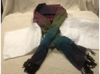 Multi Colored Wool Scarf