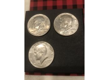 Kennedy Half Dollars 1972, 1974 And 1979