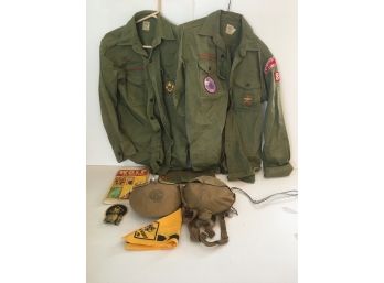 Vintage Lot Of 1960s Boy Scouts /Cub Scouts Items                                               