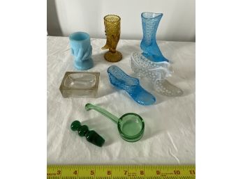 Colorful Small Glass Item Lot