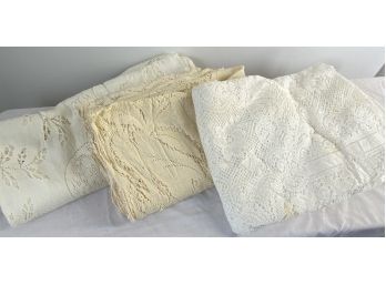 Vintage Lace Table Cloths