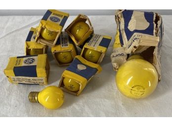 Yellow Light Bulbs