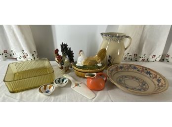 Pottery Decor Lot & More