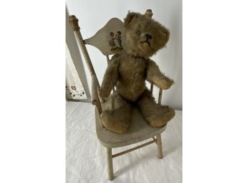 Vintage Bear On Chair