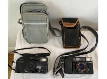 2 Cannon 35mm Cameras With Cases