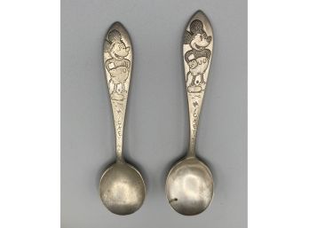 Child's Mickey Mouse (branford Silverplate) Spoons