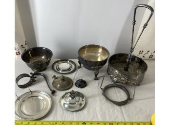 Silver-plated Pieces And Parts