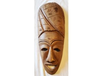 Vintage Hand Carved Tribal Punu, African Wood Mask