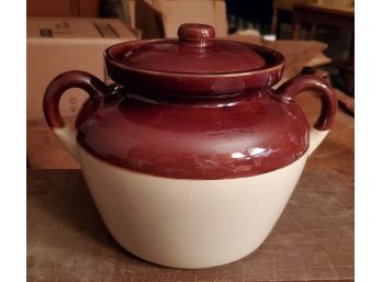 Vintage Lidded McCoy Bean Pot