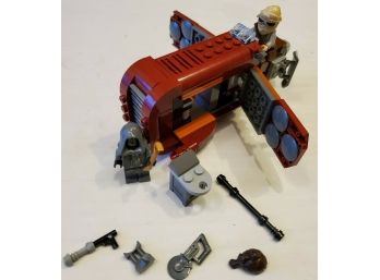 LEGO Star Wars 'Rey Speeder' Landspeeder That Hovers -vehicle Set #75099. Instructions & 2 Mini Figs,Accessors