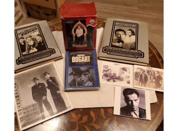 Humphrey Bogart Movie Star - Collectibles - Holiday Ornament, 3 Books, Photo Cards, 8x10 Press Photo Lot 1 / 3