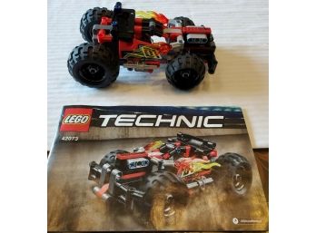 Vintage Lego Technic Bash Advanced Building Set #42073 - Car With Flames, Wide Tires And Instructions