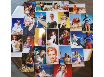25 Marilyn Monroe Colorized Photographs   4' X 6'  ( Lot 2 Of 3)